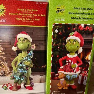 New Holiday Grinch Statue by Jim Shore (Set of 2)